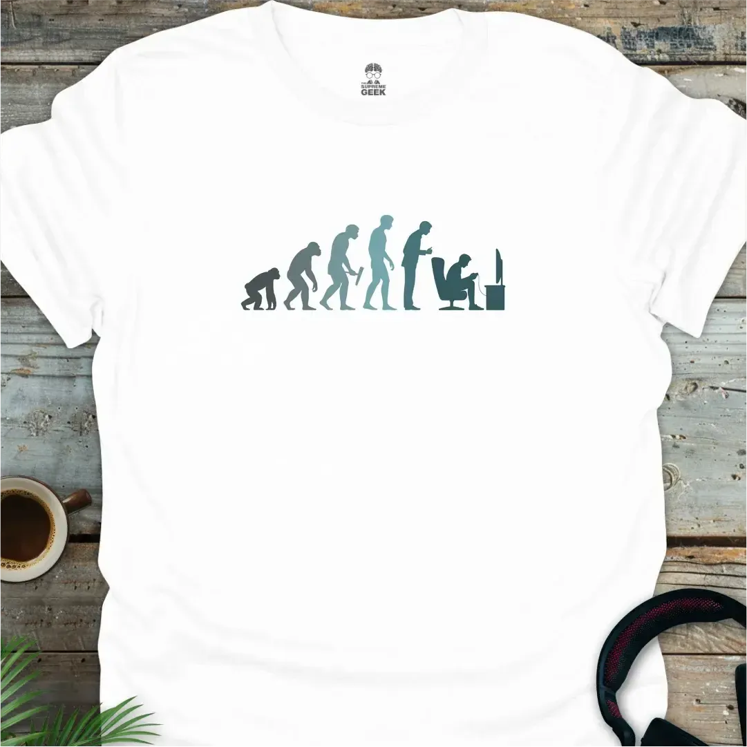 Evolution Of A Gamer - Geek T-Shirt -