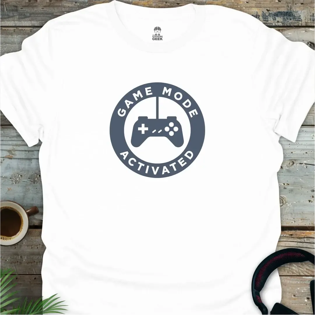 Game Mode Activated - Geek T-Shirt - White