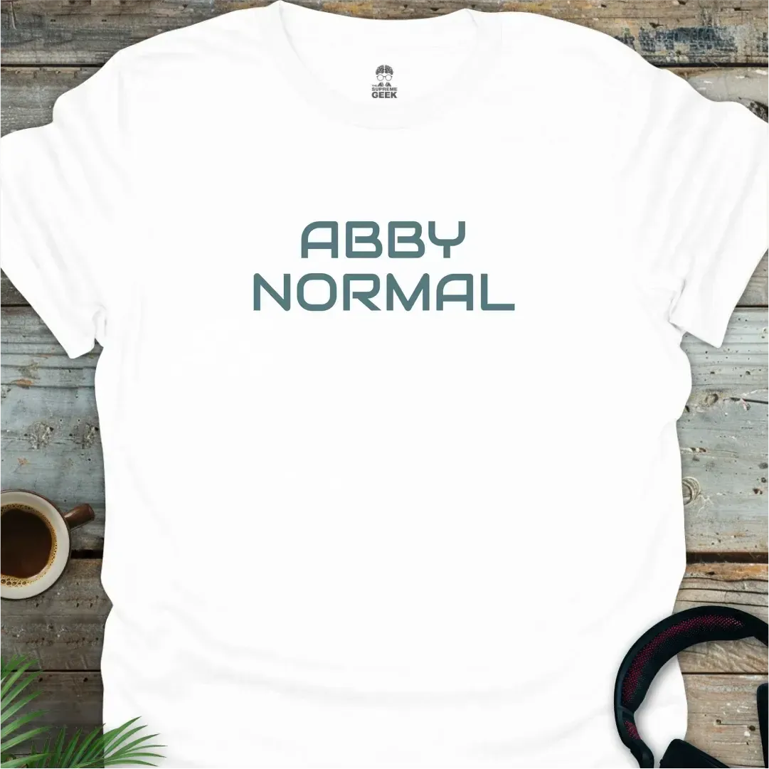 Abby Normal - Geek T-Shirt - White