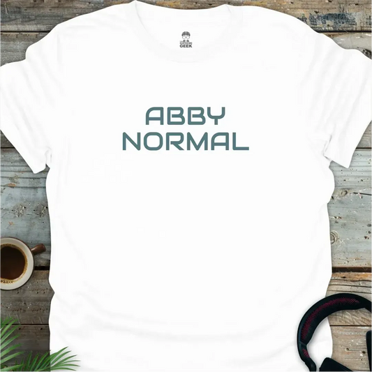 Abby Normal - Geek T-Shirt - White