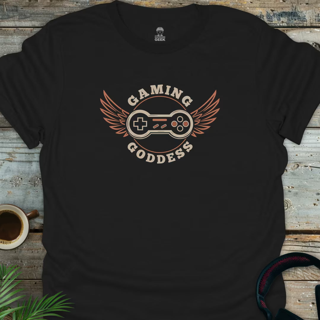 Gaming Goddess T-Shirt - Black