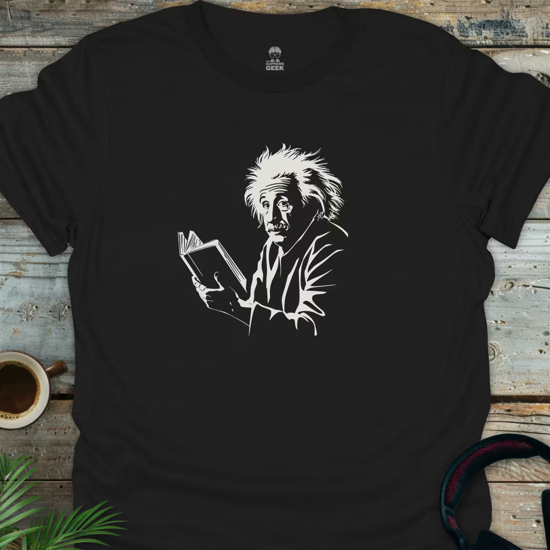 Einstein's Focus - Geek T-Shirt - Black