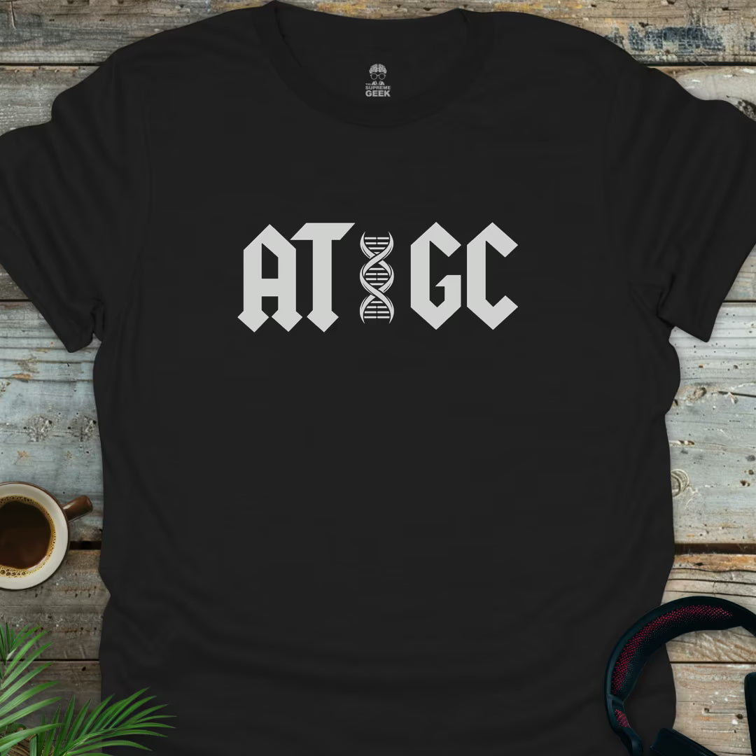 ATGC (DNA) - Geek T-Shirt - Black