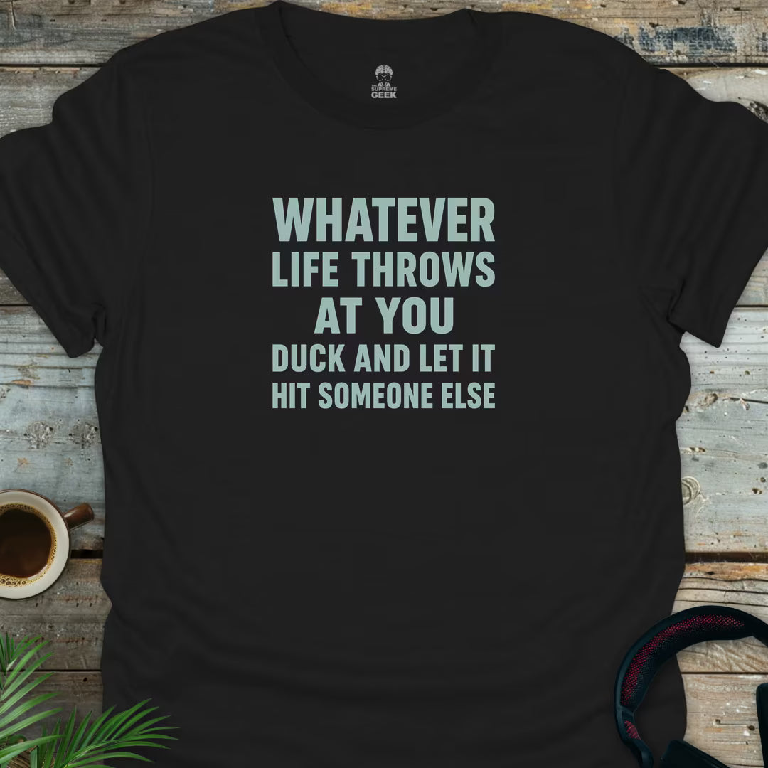 Duck - Geek T-Shirt - Black