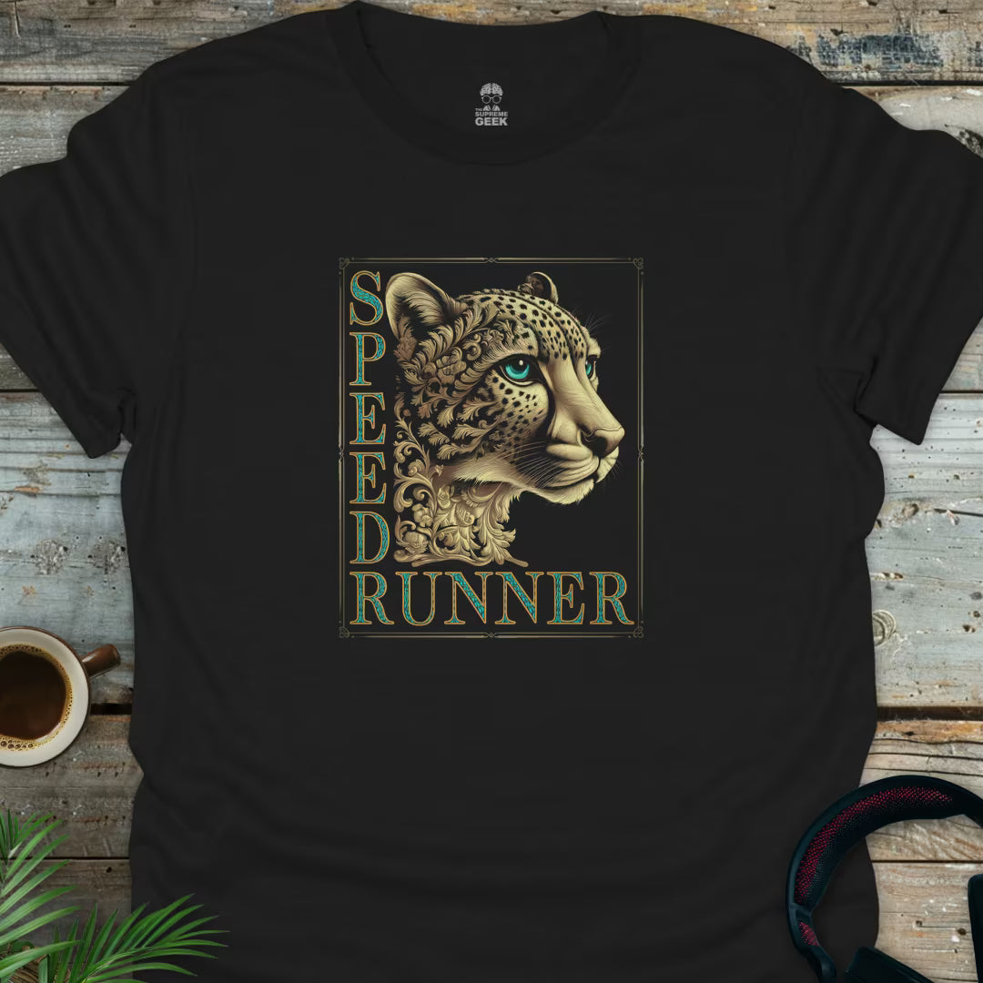 Speed Runner - Geek T-Shirt - Black