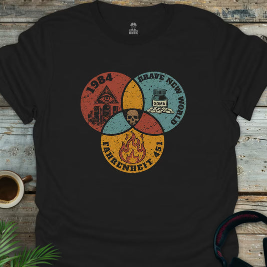 Dystopian Now - Geek T-Shirt - Black