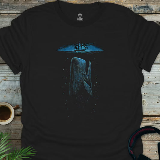 Moby Dick - Literary Geek T-Shirt - Black