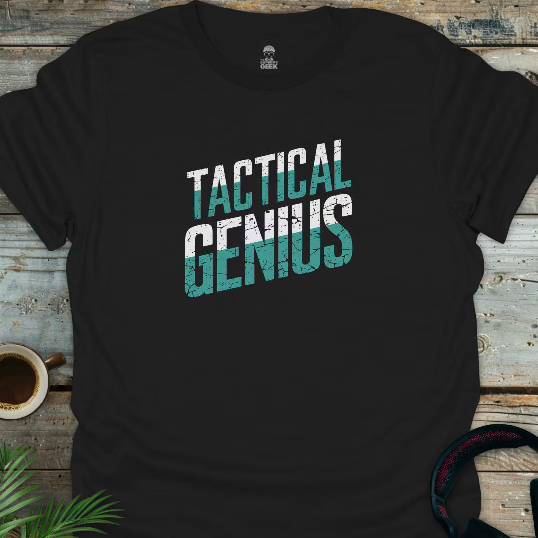 Tactical Genius - Geek T-Shirt - Black