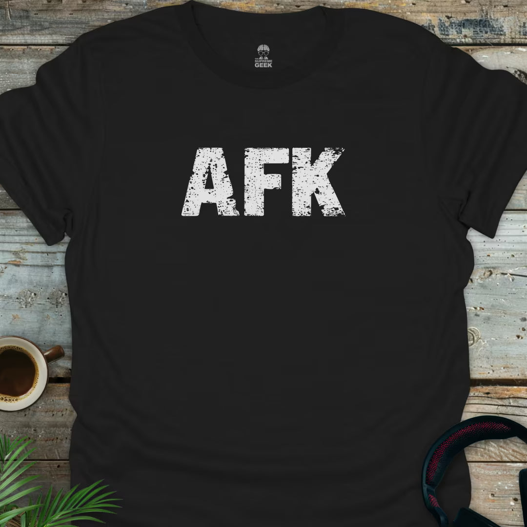 AFK - Geek T-Shirt - Black