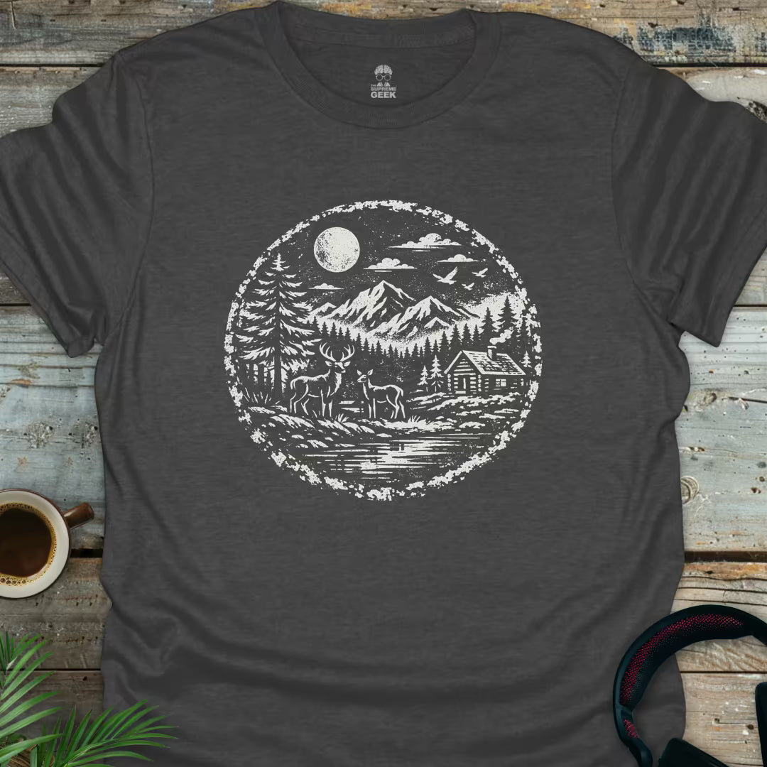 Cabin In The Woods - Geek T-Shirt - Dark Heather