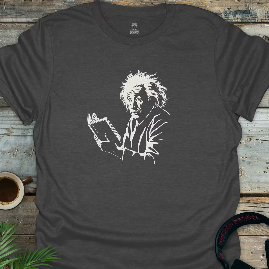 Einstein's Focus - Geek T-Shirt - Dark Heather