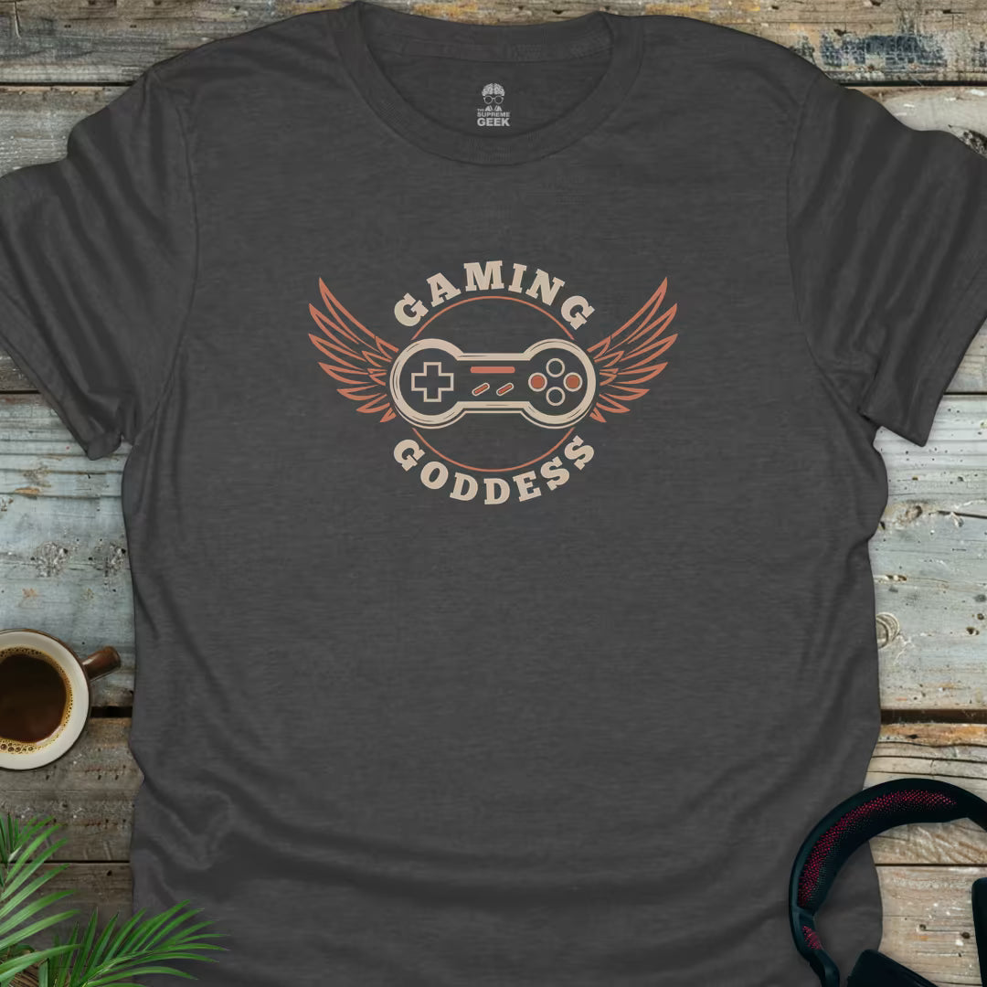Gaming Goddess T-Shirt - Dark Heather