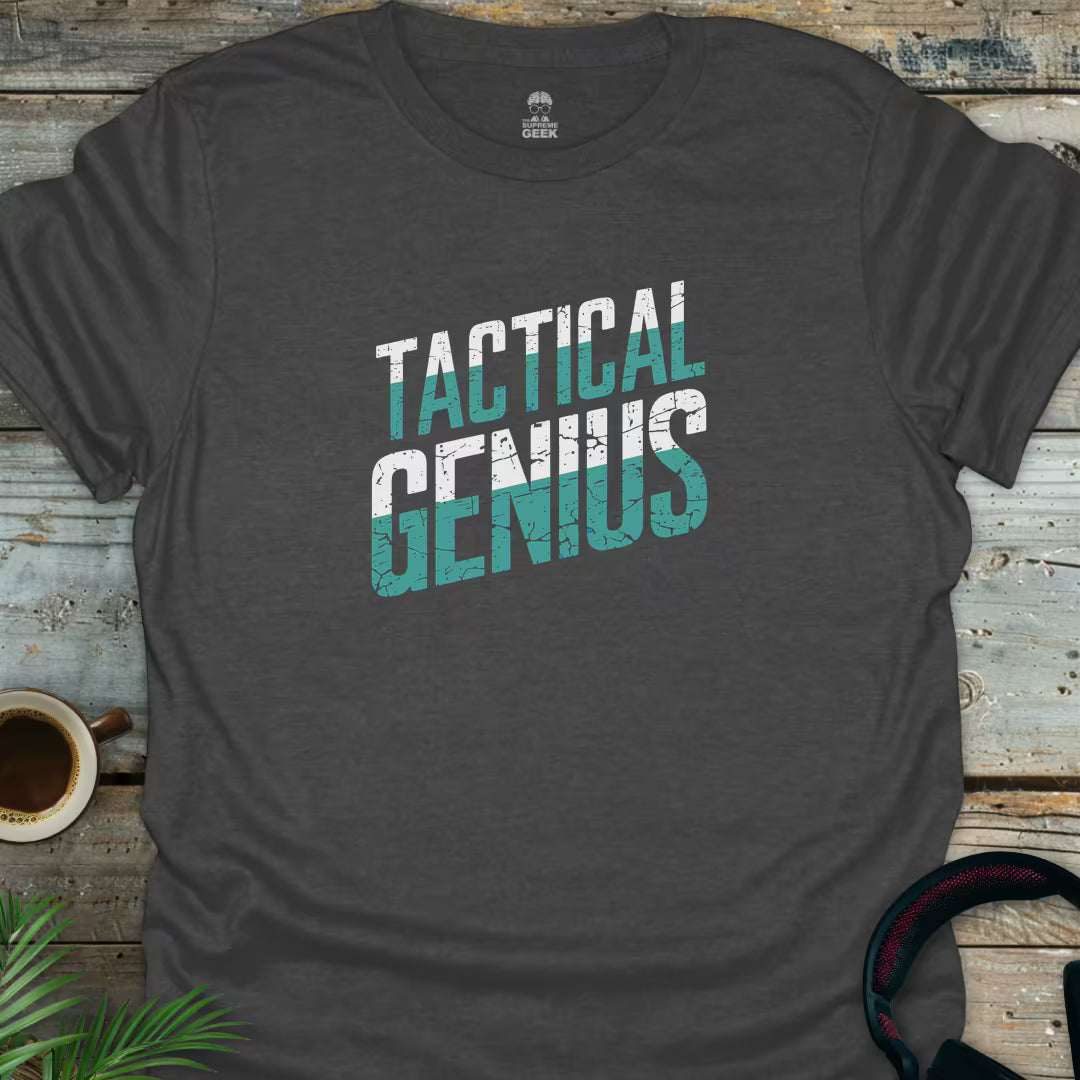 Tactical Genius - Geek T-Shirt - Dark Heather