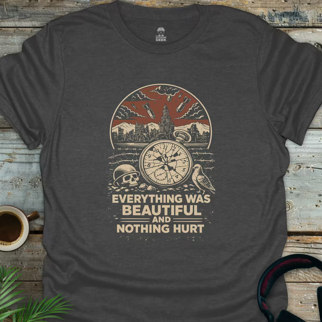 Everything Was Beautiful - Geek T-Shirt - Dark Heather