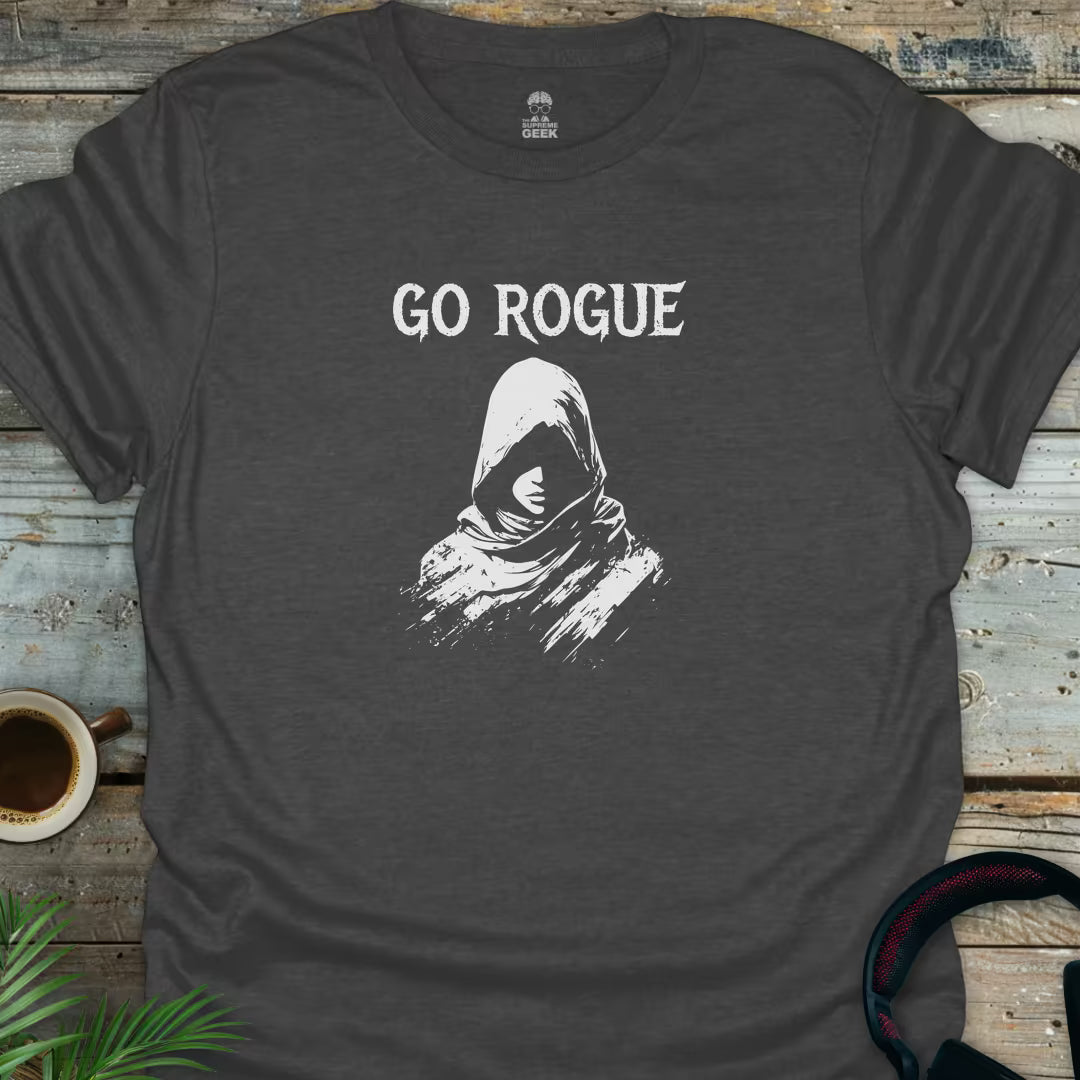Go Rogue - Geek T-Shirt - Dark Heather