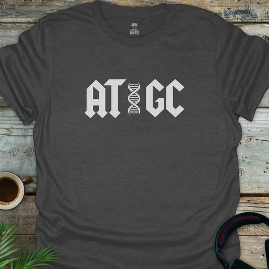ATGC (DNA) - Geek T-Shirt - Dark Heather