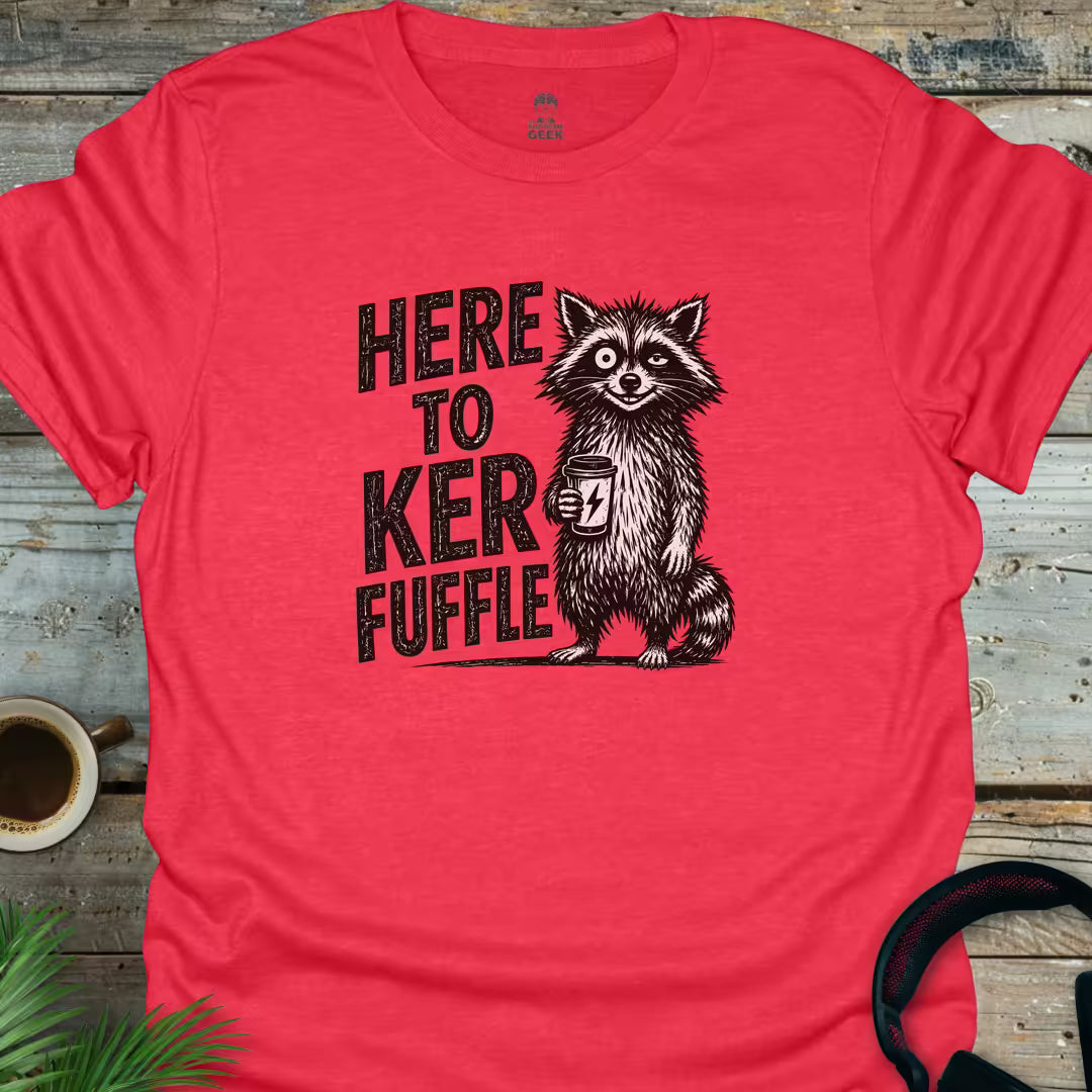 Kerfuffle V2 - Geek T-Shirt - Heather Red