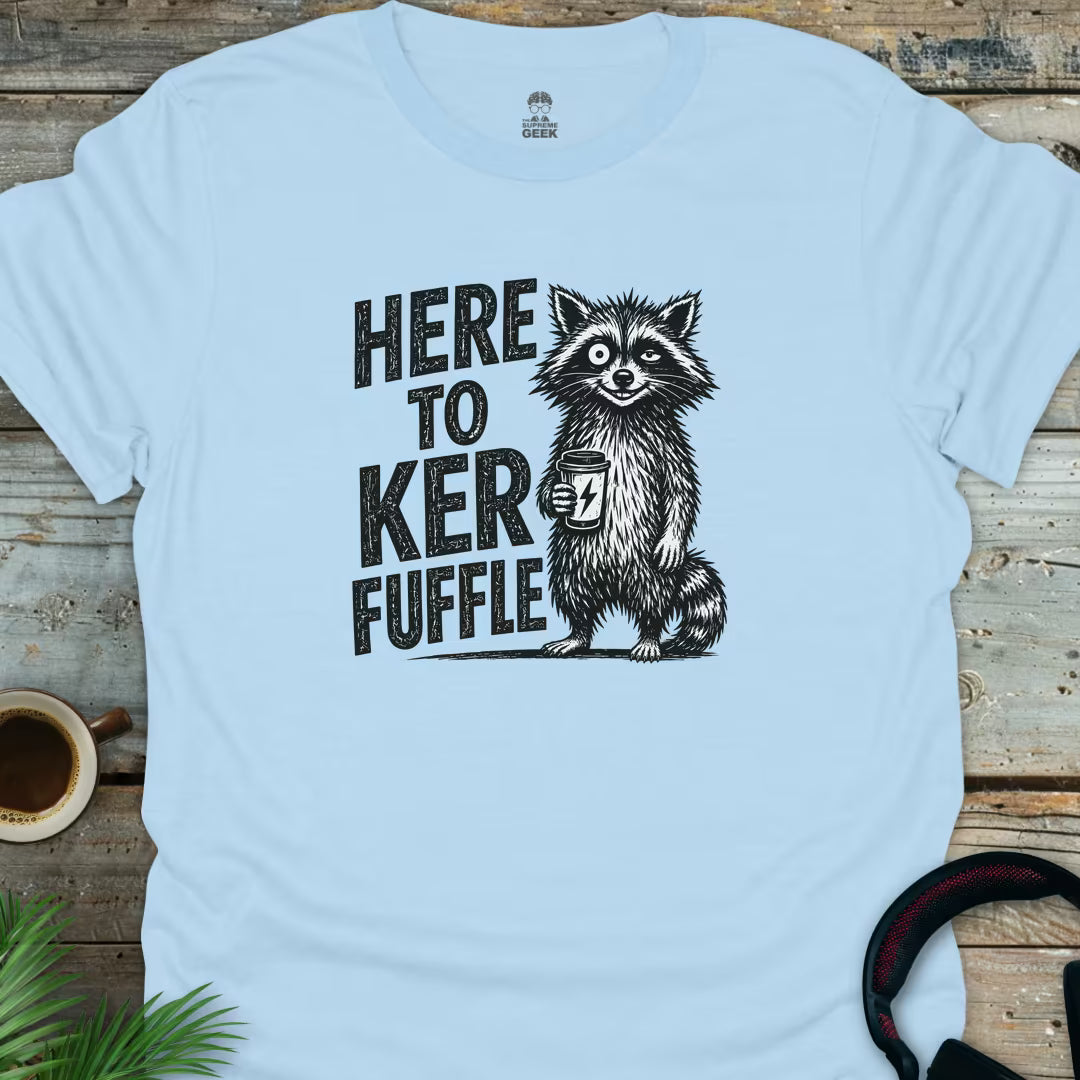 Kerfuffle V2 - Geek T-Shirt - Light Blue