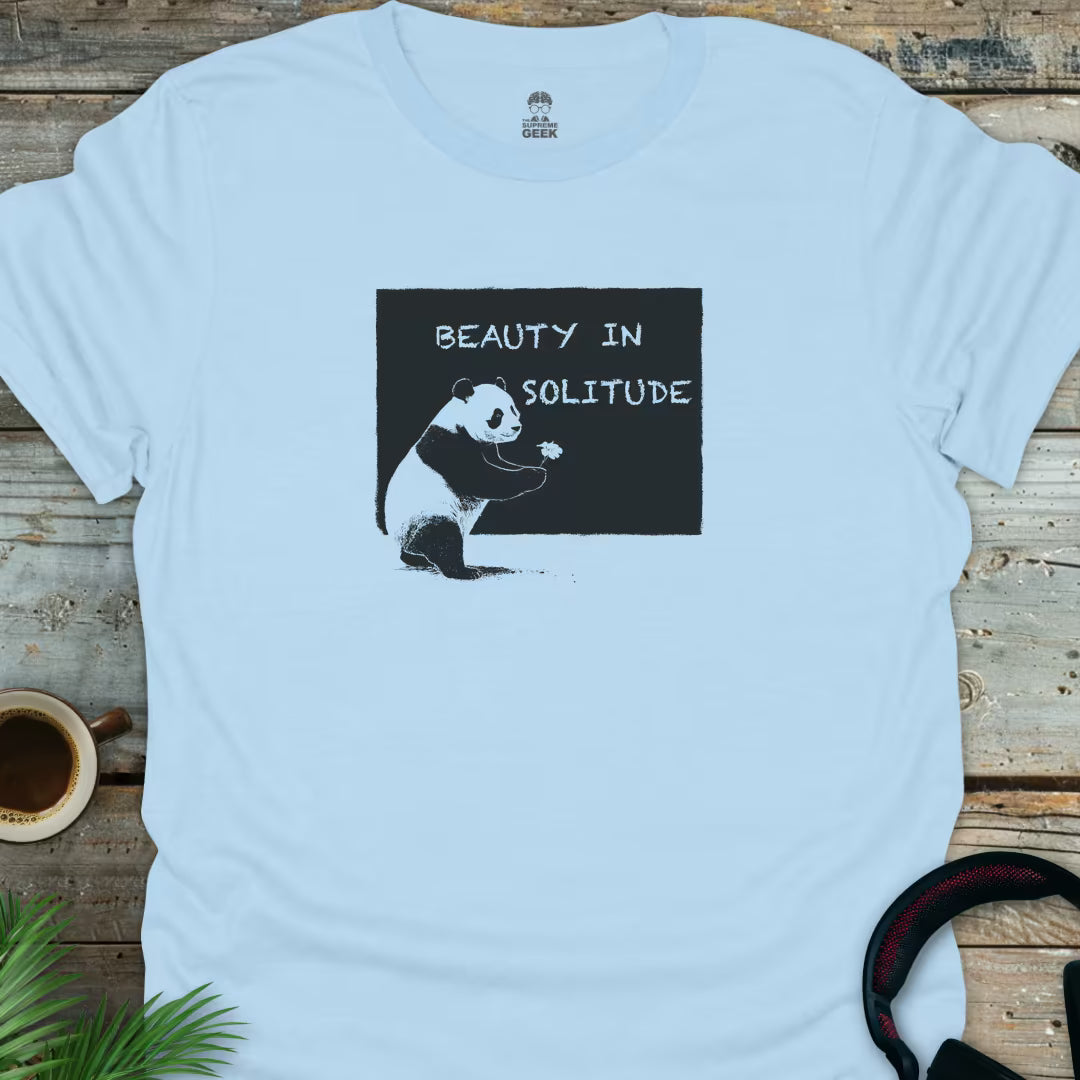 Beauty In Solitude - Geek T-Shirt - Light Blue
