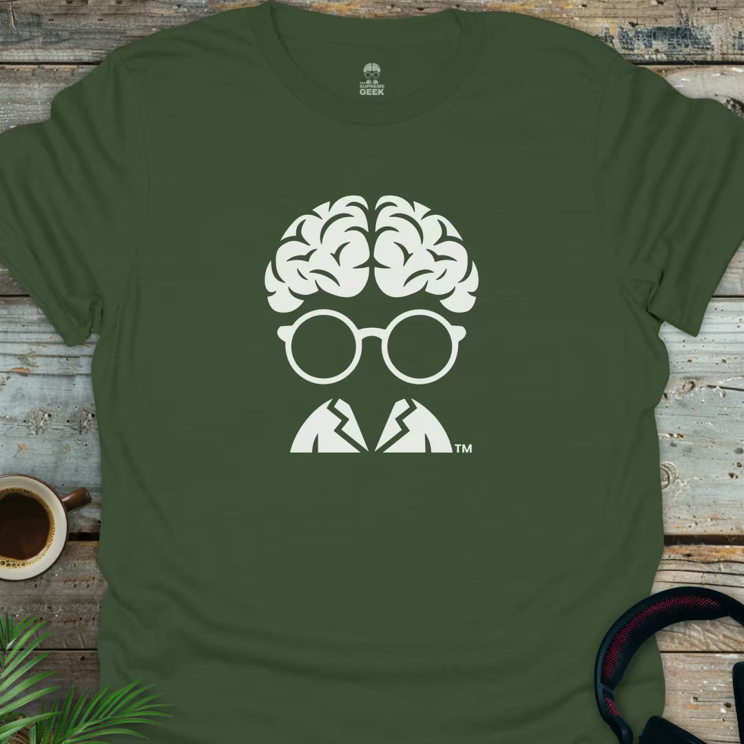 The Supreme Geek - Geek T-Shirt - Military Green