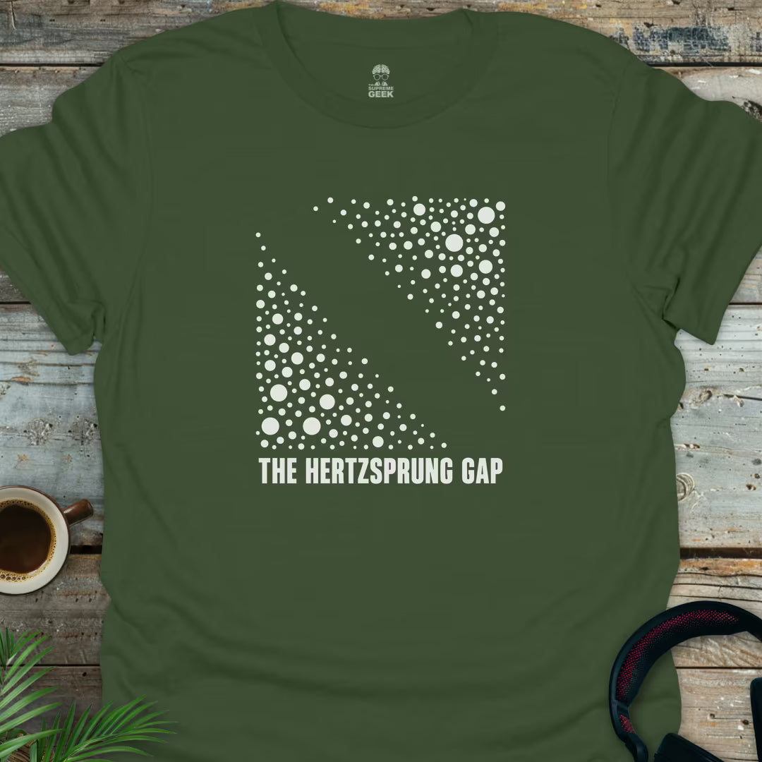 The Hertzsprung Gap - Geek T-Shirt - Military Green