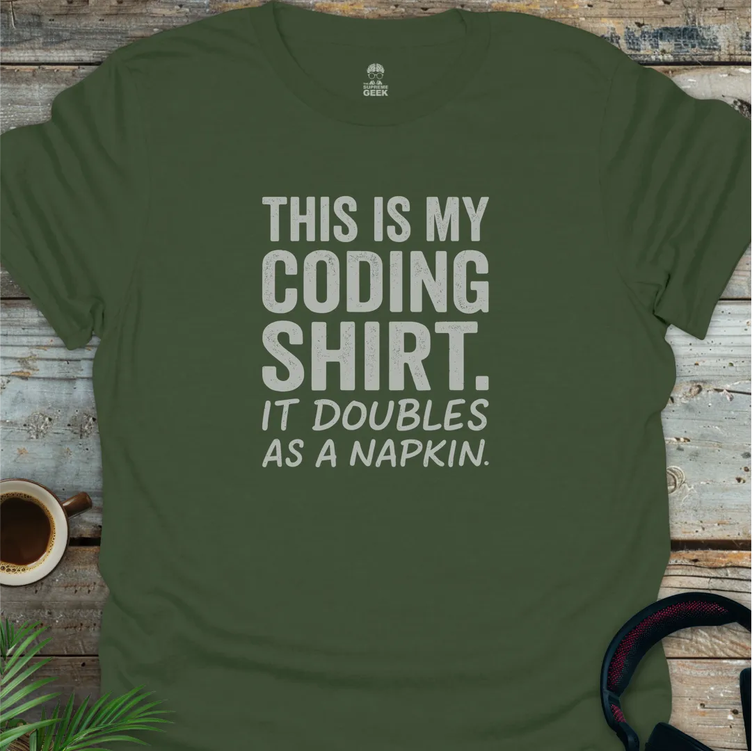 This Is My Villain Origin Story. - Funny Geek T-Shirt - Military Green