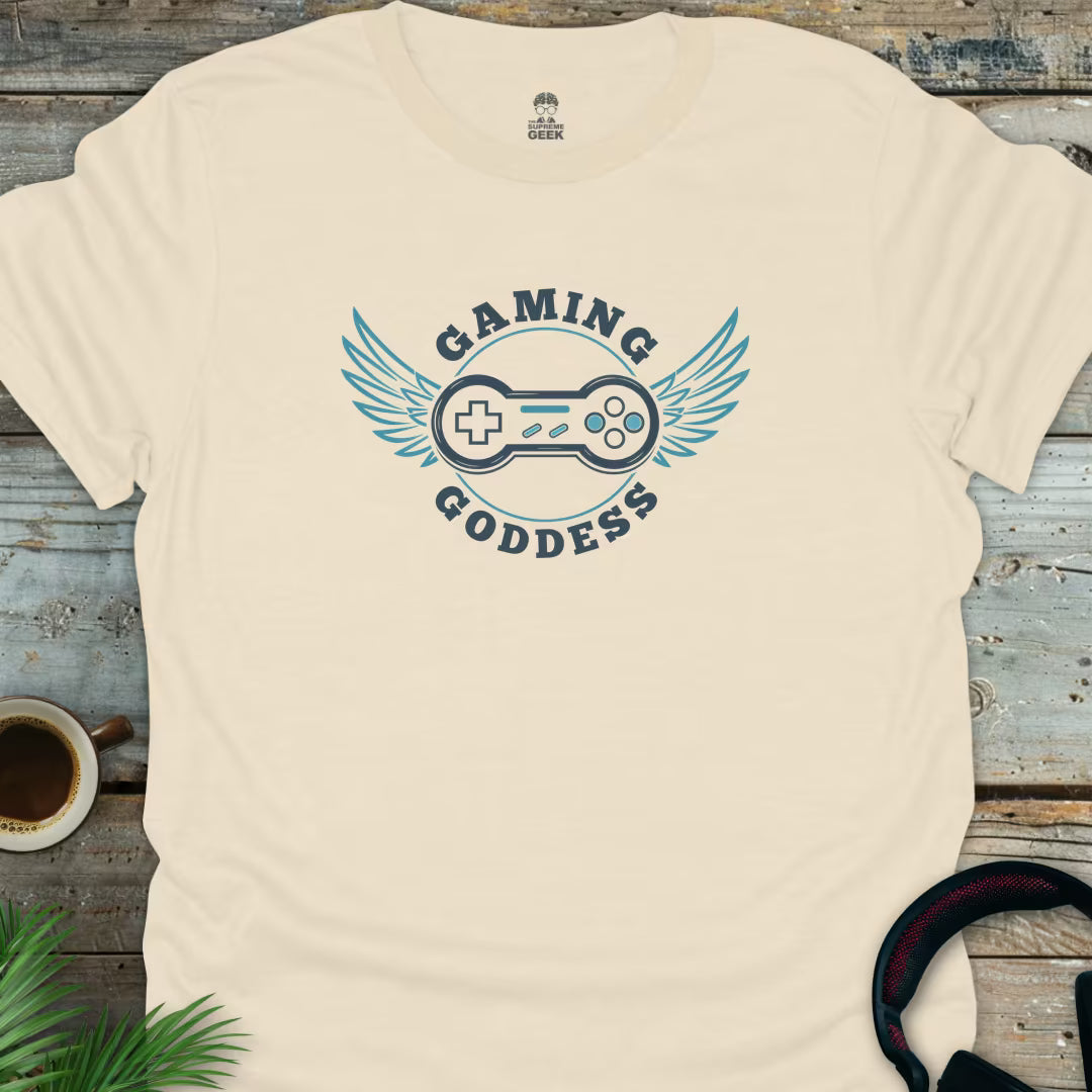 Gaming Goddess T-Shirt - Natural
