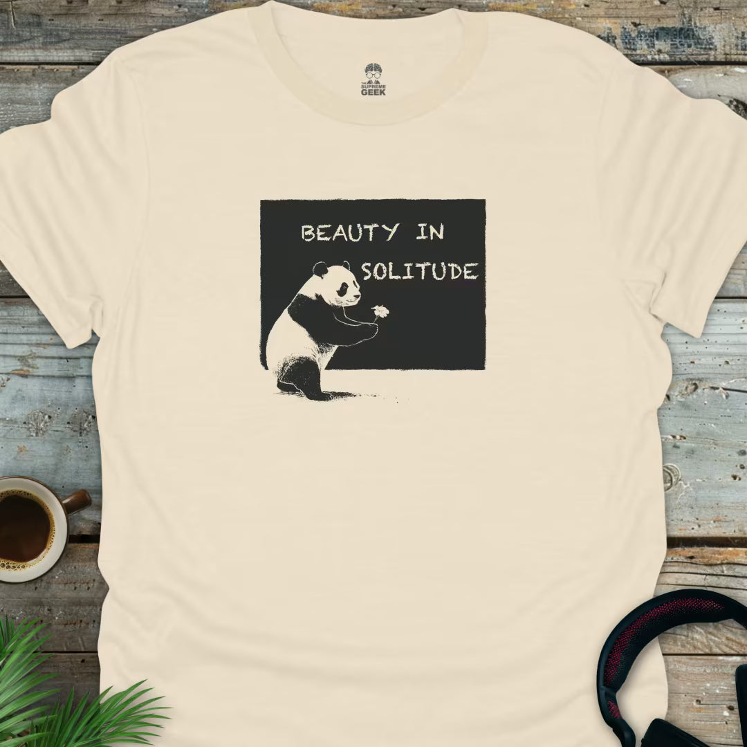 Beauty In Solitude - Geek T-Shirt - Natural