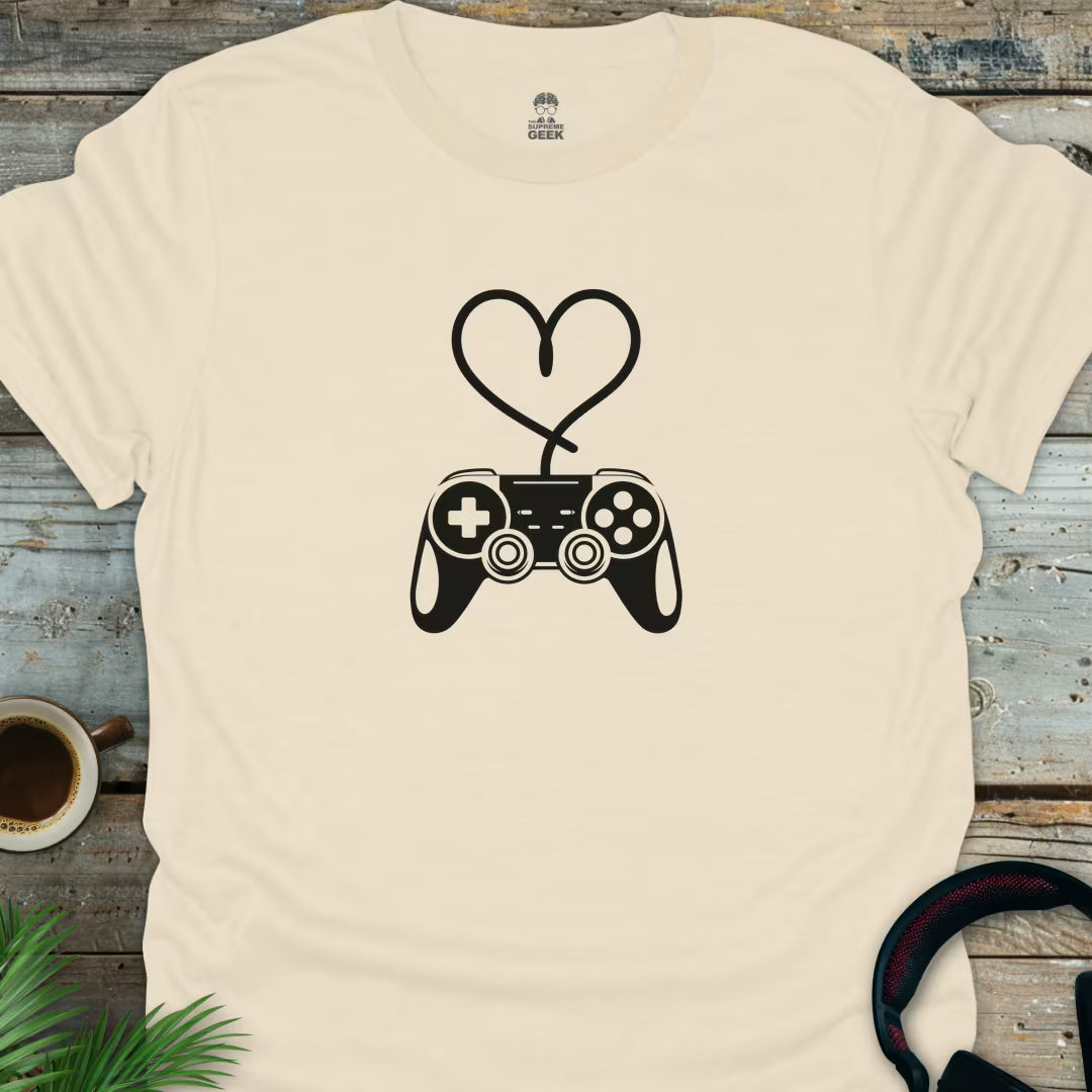Control My Heart - Geek T-Shirt - Natural
