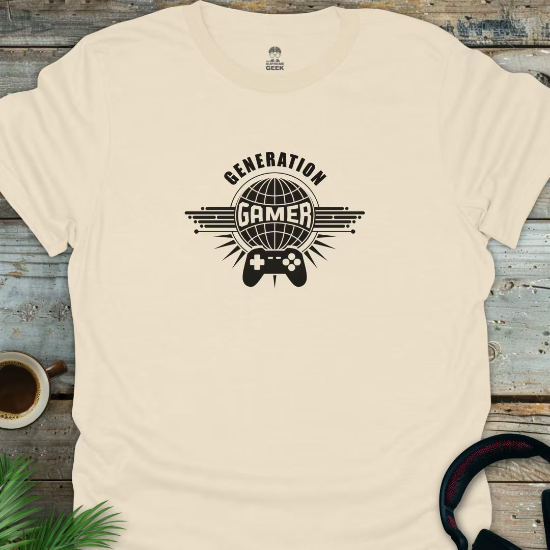 Generation Gamer T-Shirt - Natural