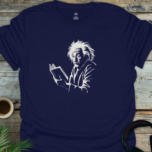 Einstein's Focus - Geek T-Shirt - Navy