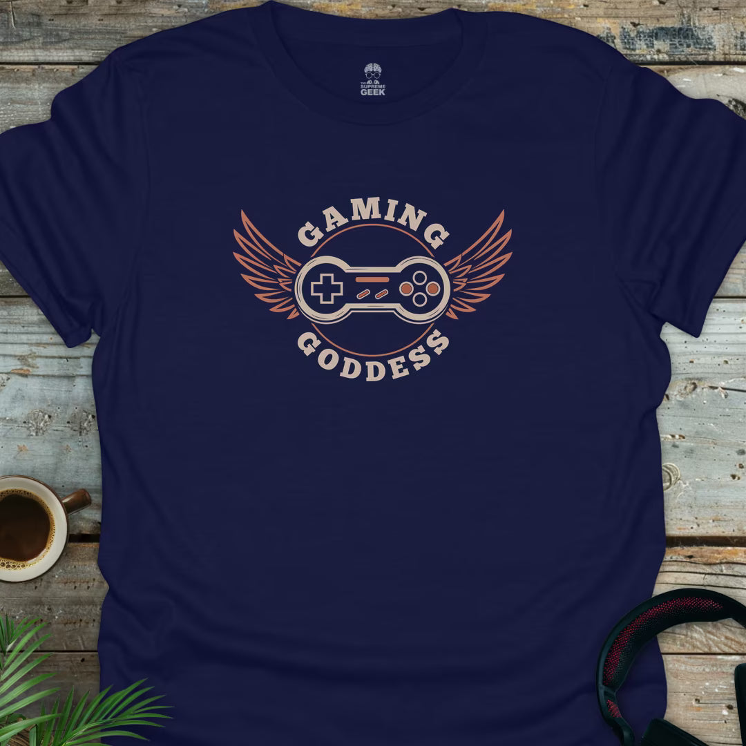 Gaming Goddess T-Shirt - Navy