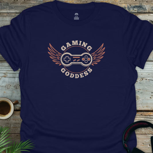 Gaming Goddess T-Shirt - Navy
