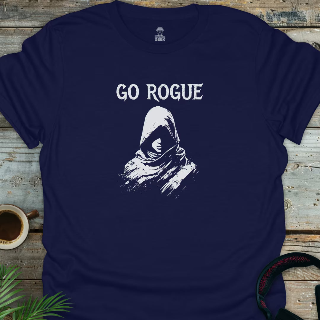 Go Rogue - Geek T-Shirt - Navy