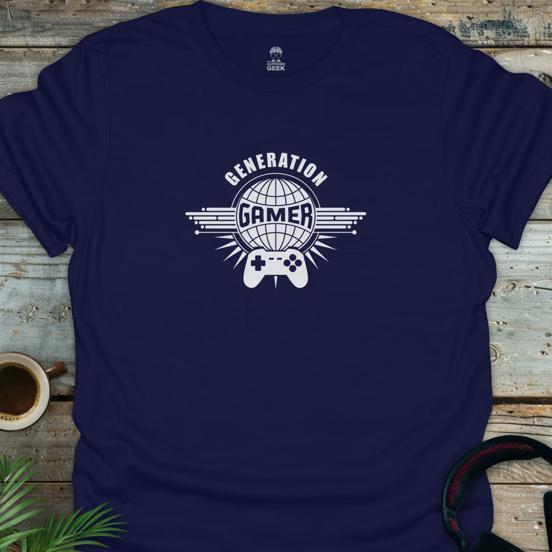 Generation Gamer T-Shirt - Navy