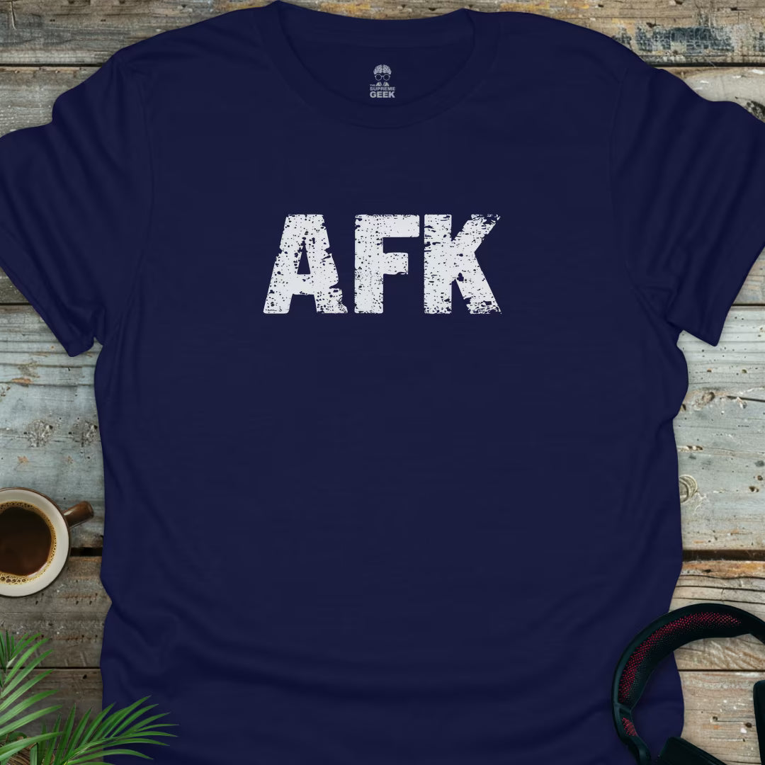 AFK - Geek T-Shirt - Navy