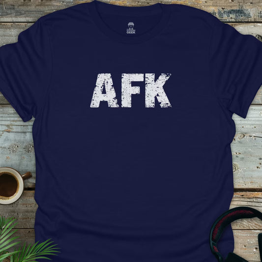 AFK - Geek T-Shirt - Navy