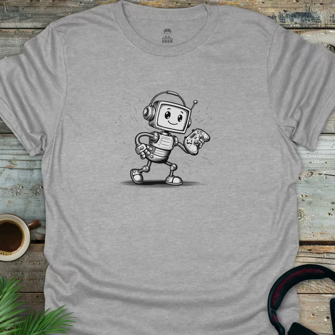 Gametron - Geek T-Shirt - Sport Grey