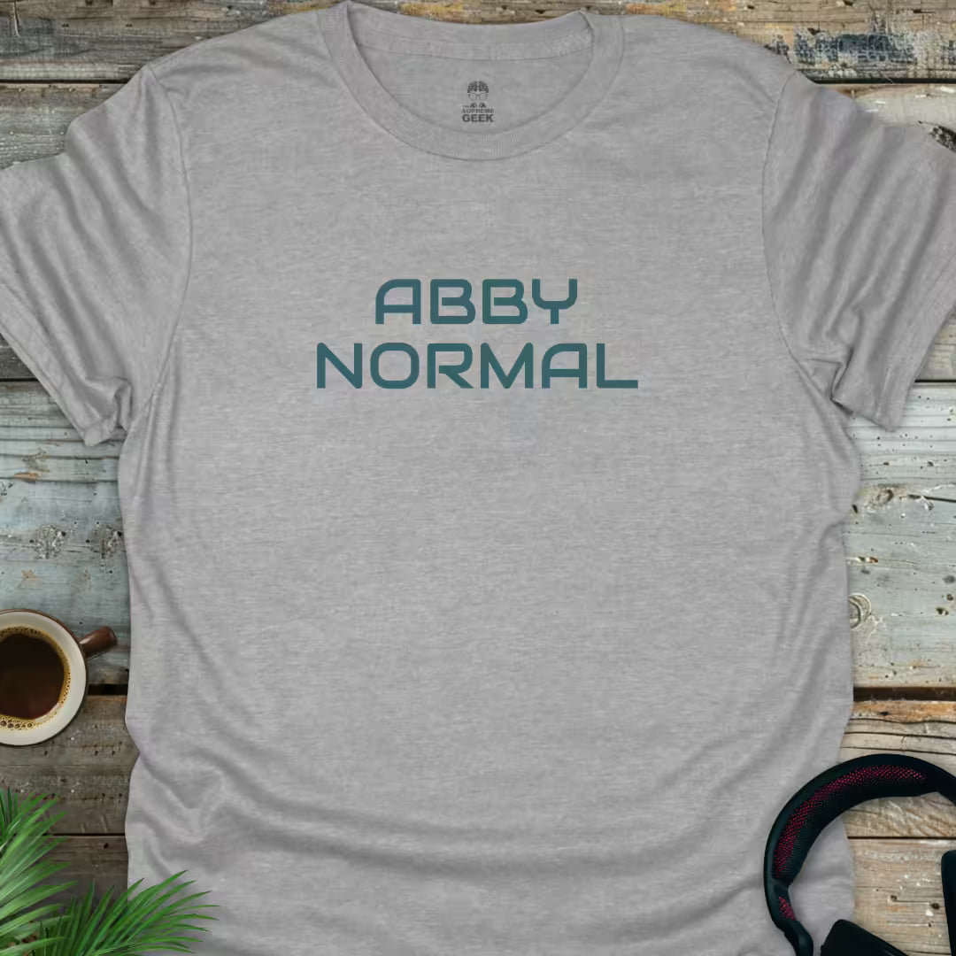 Abby Normal - Geek T-Shirt - Sport Grey