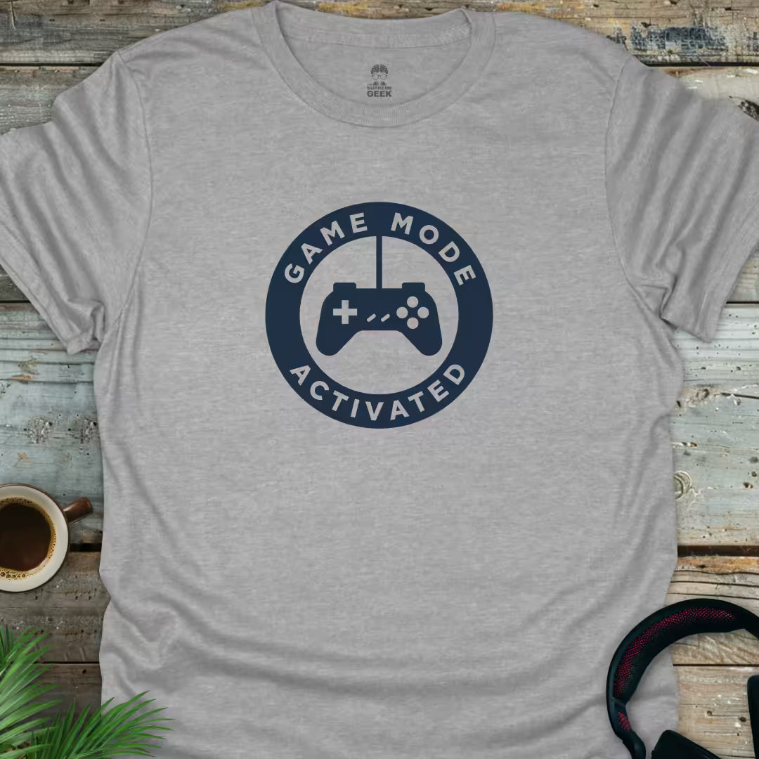 Game Mode Activated - Geek T-Shirt - Sport Grey