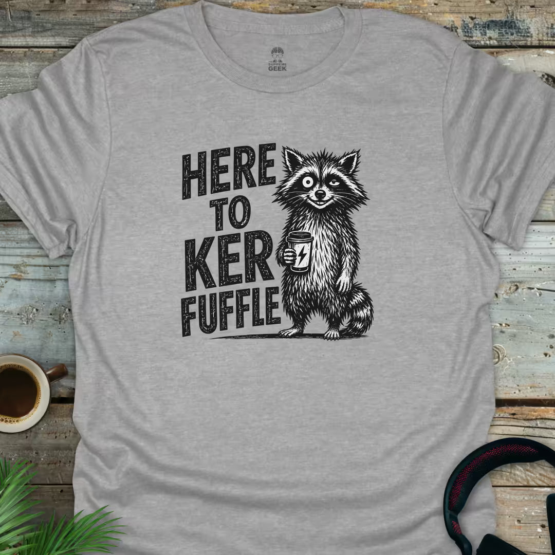 Kerfuffle V2 - Geek T-Shirt - Sport Grey