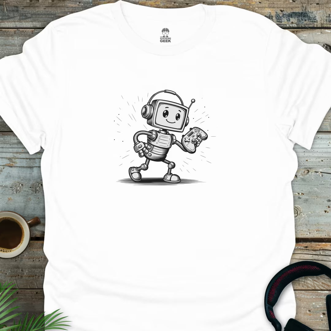 Gametron - Geek T-Shirt - White