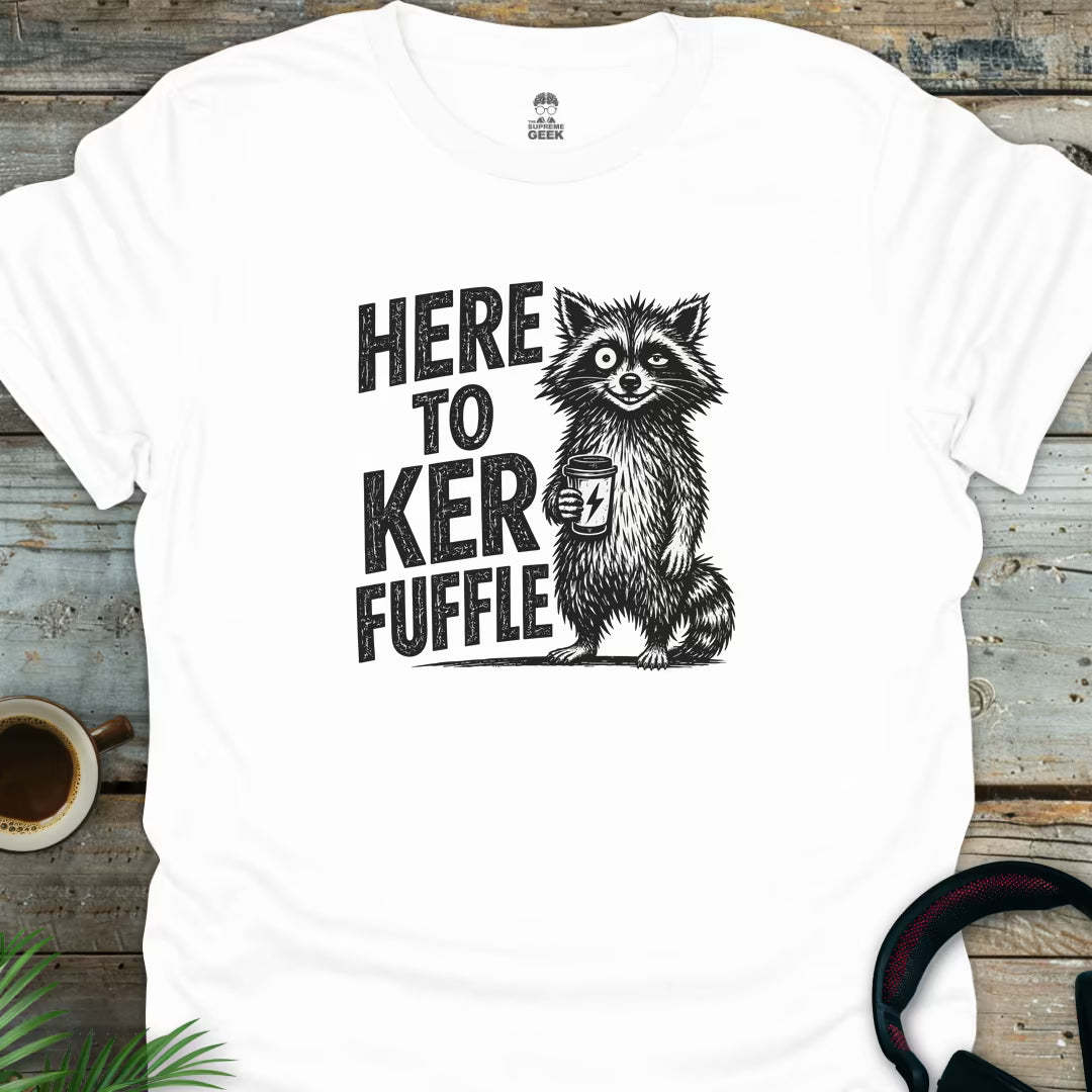 Kerfuffle V2 - Geek T-Shirt - White