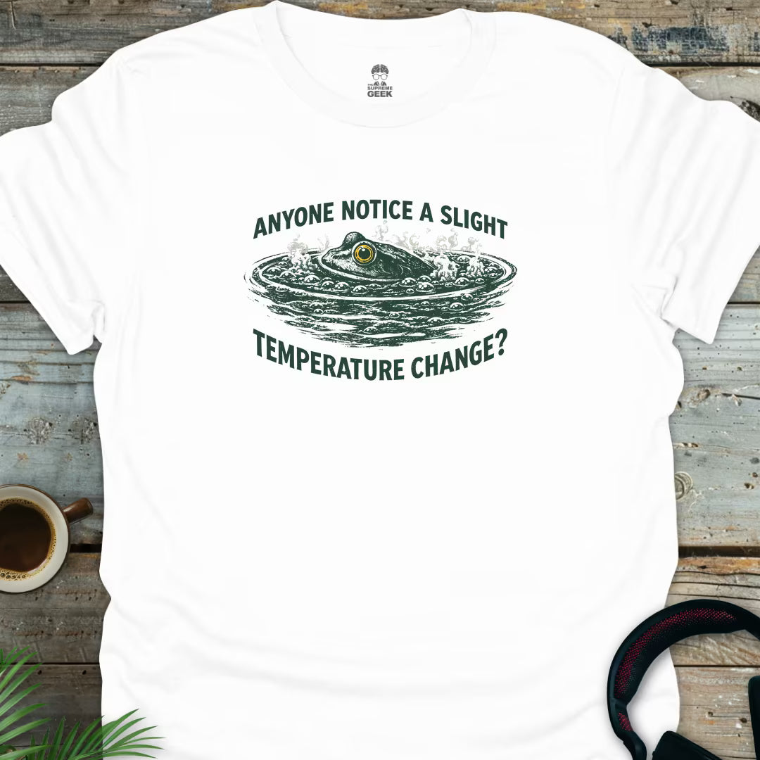 Anyone Notice A Change? - Geek T-Shirt - White